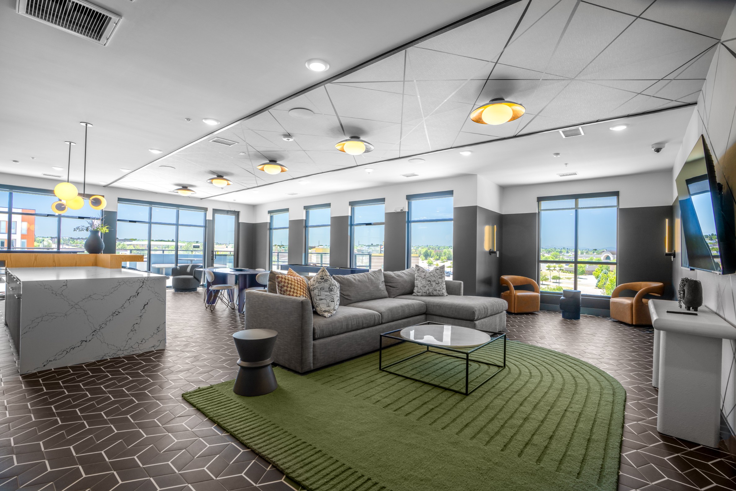 Clubroom lounge at Legacy Metro 525