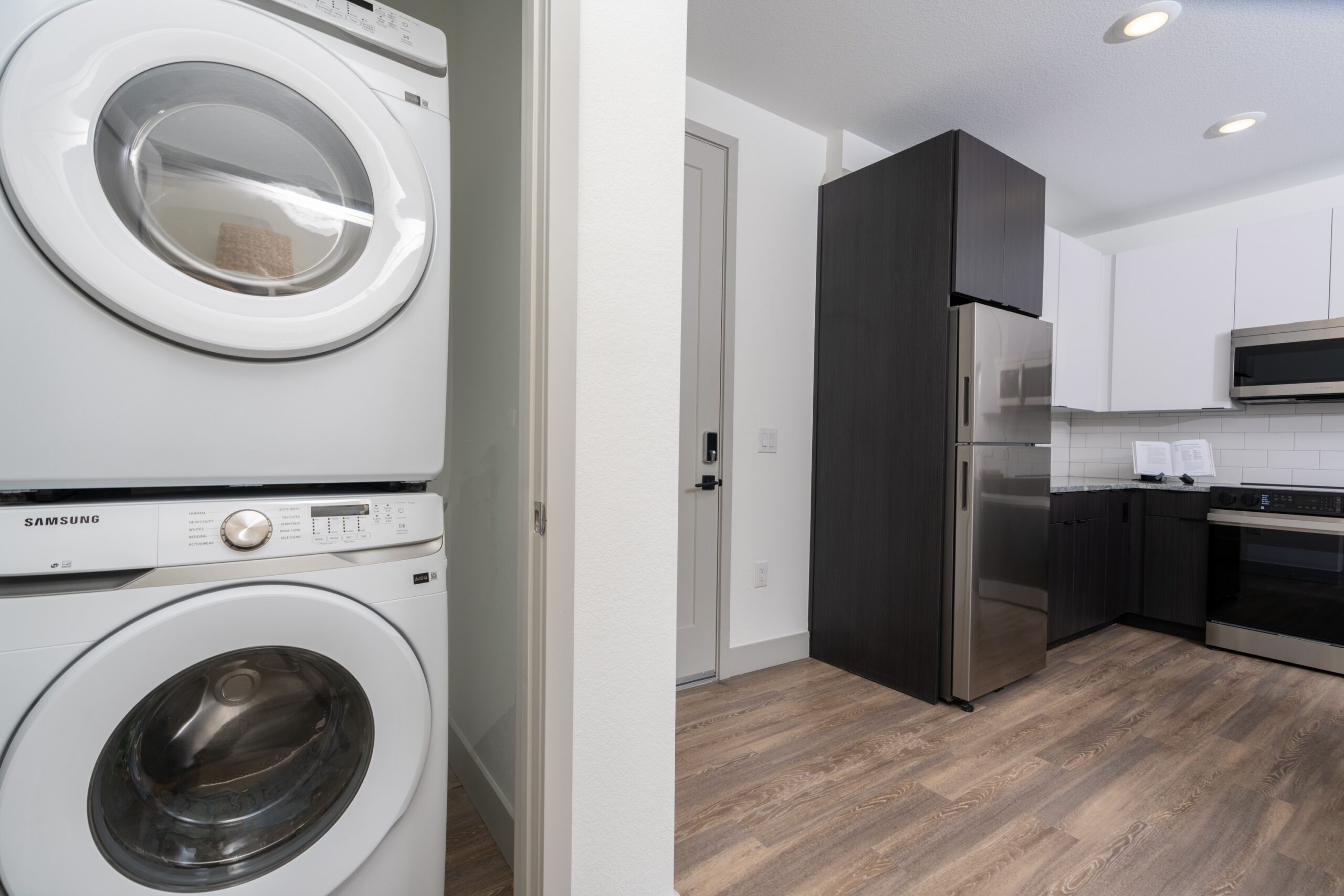 Full size in-home washer and dryer